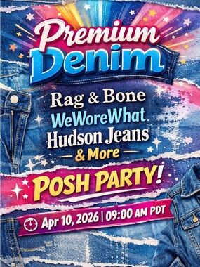 Premium Denim: Rag & Bone,WeWoreWhat, Hudson Jeans & More Posh Party
